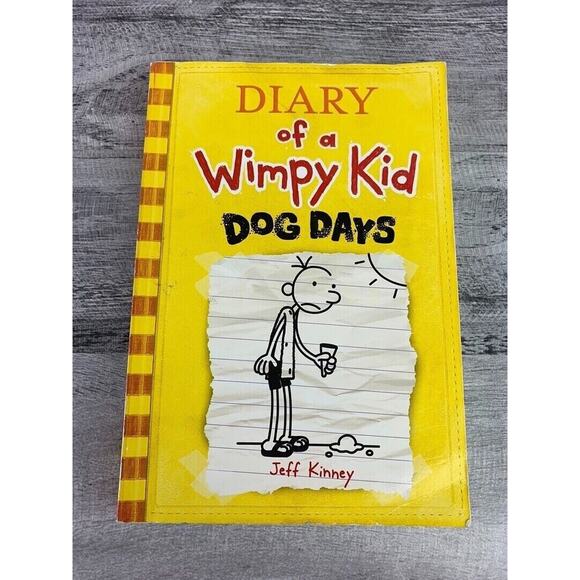 Diary Of A Wimpy Kid: Dog Days By Jeff Kinney Hardcover - Picture 1 of 3